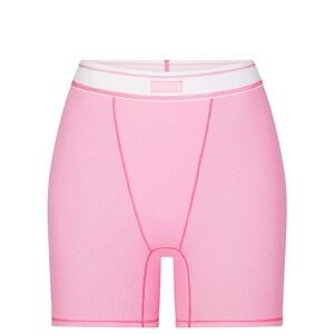 SKIMS Cotton Rib Boxer - Bubblegum Multi